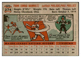 1956 Topps Baseball #274 Frank Baumholtz Phillies EX-MT 535306