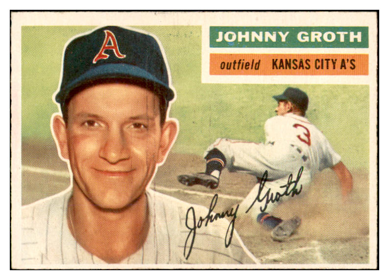 1956 Topps Baseball #279 Johnny Groth A's EX-MT 535313