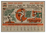 1956 Topps Baseball #282 Warren Hacker Cubs EX-MT 535316