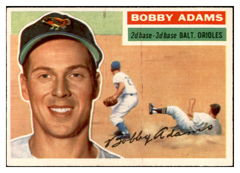 1956 Topps Baseball #287 Bobby Adams Orioles EX-MT 535322