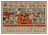 1956 Topps Baseball #287 Bobby Adams Orioles EX-MT 535322