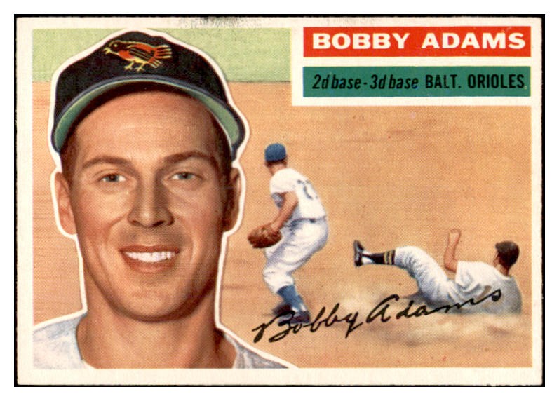 1956 Topps Baseball #287 Bobby Adams Orioles EX-MT 535323
