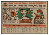 1956 Topps Baseball #294 Ernie Johnson Braves EX-MT 535332