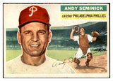 1956 Topps Baseball #296 Andy Seminick Phillies EX-MT 535334