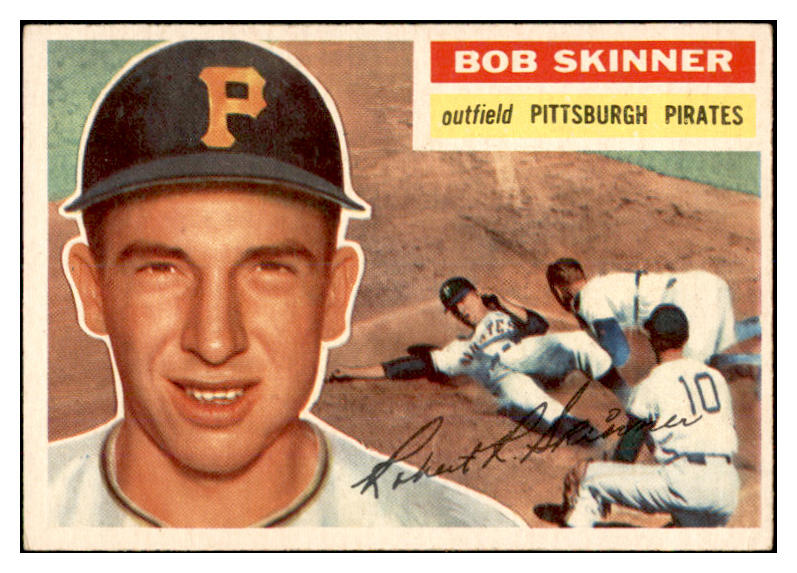 1956 Topps Baseball #297 Bob Skinner Pirates EX-MT 535336