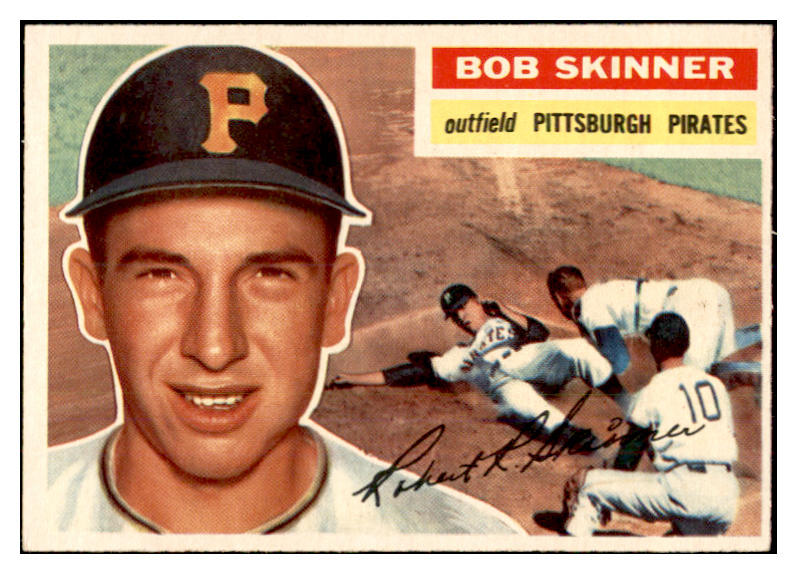 1956 Topps Baseball #297 Bob Skinner Pirates EX-MT 535337