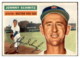 1956 Topps Baseball #298 Johnny Schmitz Red Sox EX-MT 535338