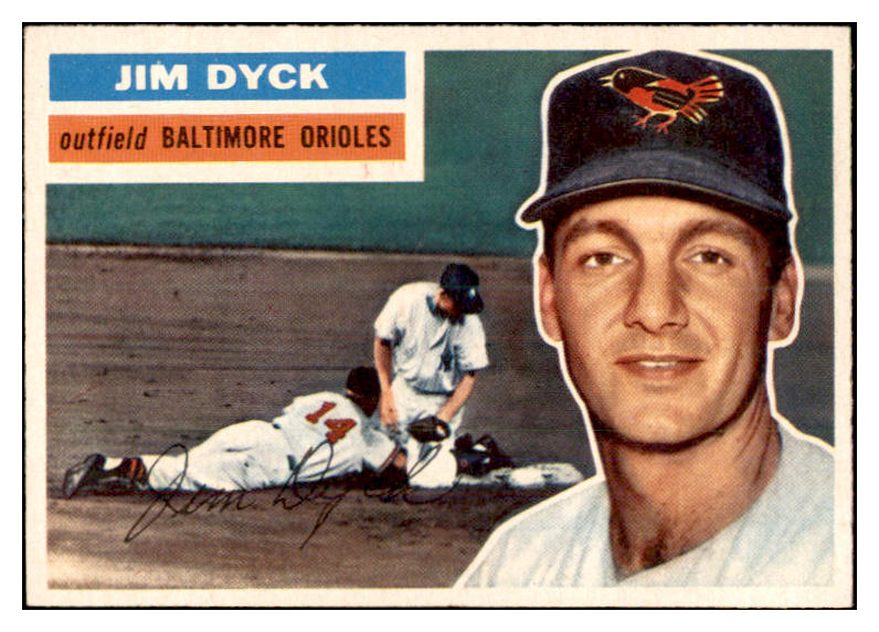 1956 Topps Baseball #303 Jim Dyck Orioles EX-MT 535344