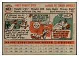 1956 Topps Baseball #303 Jim Dyck Orioles EX-MT 535344
