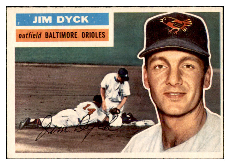 1956 Topps Baseball #303 Jim Dyck Orioles EX-MT 535345