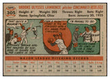 1956 Topps Baseball #305 Brooks Lawrence Reds EX-MT 535348