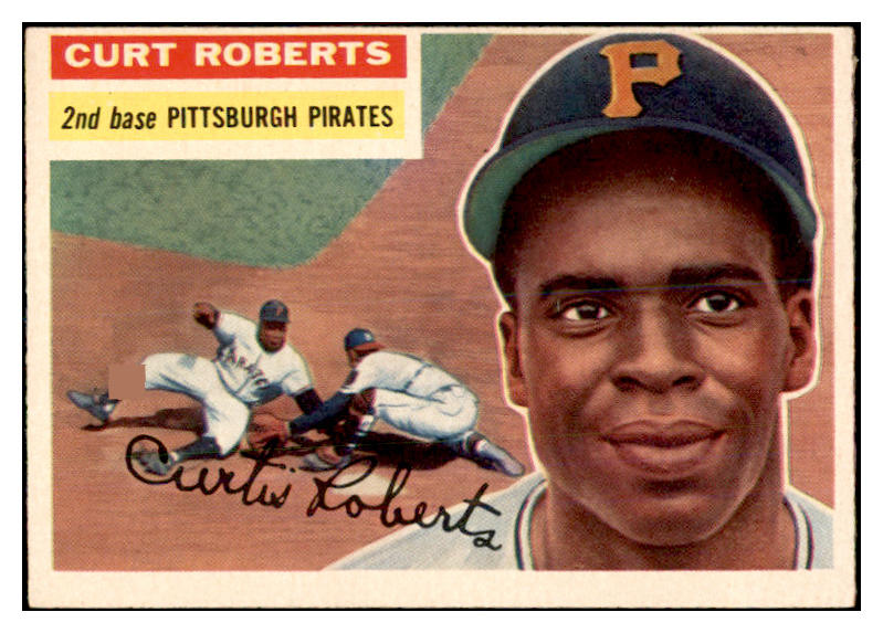 1956 Topps Baseball #306 Curt Roberts Pirates EX-MT 535349