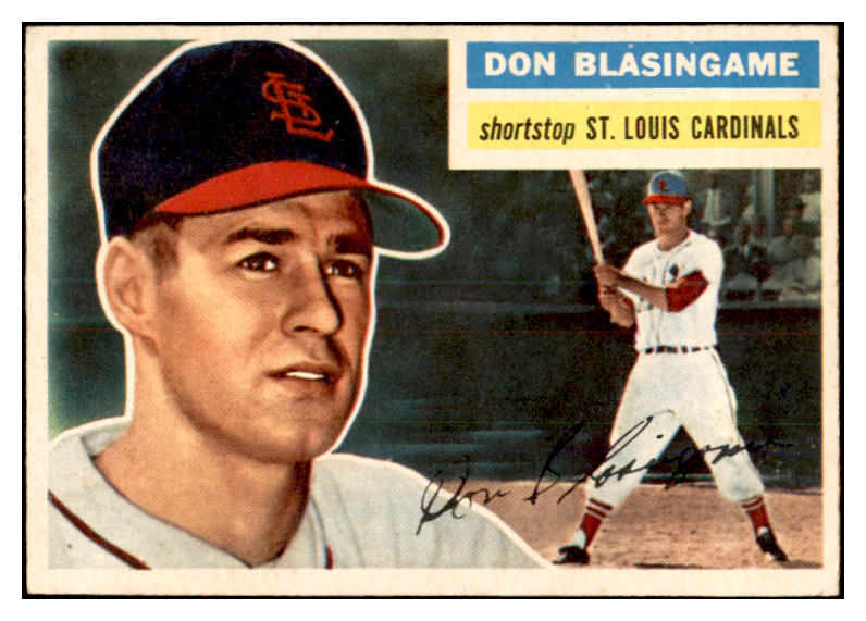 1956 Topps Baseball #309 Don Blasingame Cardinals EX-MT 535351
