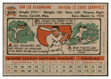 1956 Topps Baseball #309 Don Blasingame Cardinals EX-MT 535351