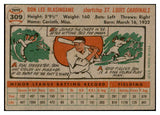 1956 Topps Baseball #309 Don Blasingame Cardinals EX-MT 535352