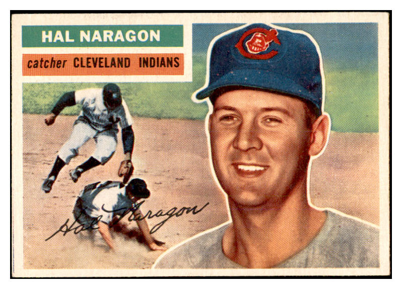 1956 Topps Baseball #311 Hal Naragon Indians EX-MT 535355
