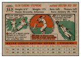 1956 Topps Baseball #313 Gene Stephens Red Sox EX-MT 535356