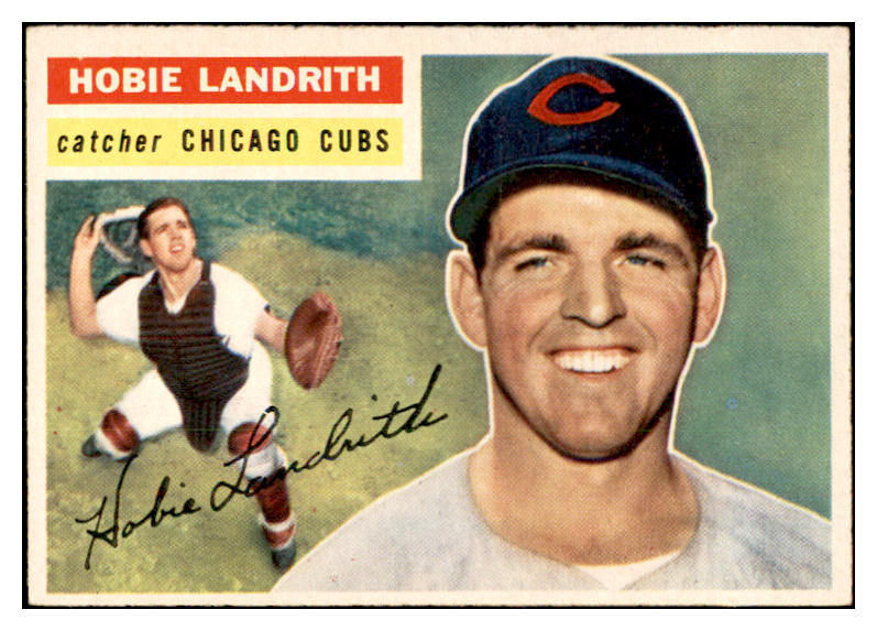 1956 Topps Baseball #314 Hobie Landrith Cubs EX-MT 535357