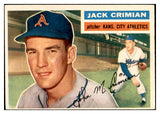 1956 Topps Baseball #319 Jack Crimian A's EX-MT 535364