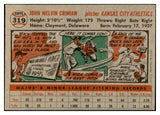 1956 Topps Baseball #319 Jack Crimian A's EX-MT 535364