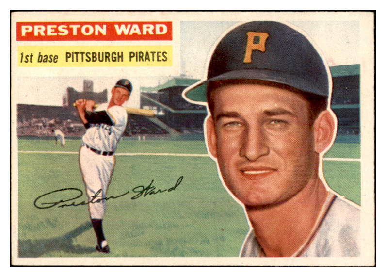 1956 Topps Baseball #328 Preston Ward Pirates EX-MT 535375