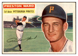 1956 Topps Baseball #328 Preston Ward Pirates EX-MT 535375