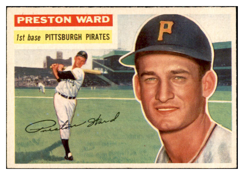 1956 Topps Baseball #328 Preston Ward Pirates EX-MT 535376