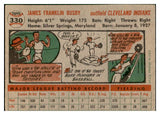 1956 Topps Baseball #330 Jim Busby Indians EX-MT 535378