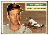 1956 Topps Baseball #330 Jim Busby Indians EX-MT 535379