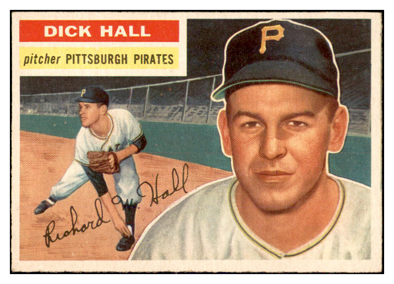 1956 Topps Baseball #331 Dick Hall Pirates EX-MT 535380