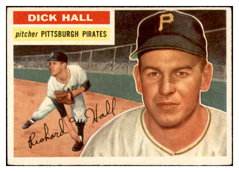 1956 Topps Baseball #331 Dick Hall Pirates EX-MT 535381