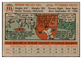 1956 Topps Baseball #331 Dick Hall Pirates EX-MT 535381