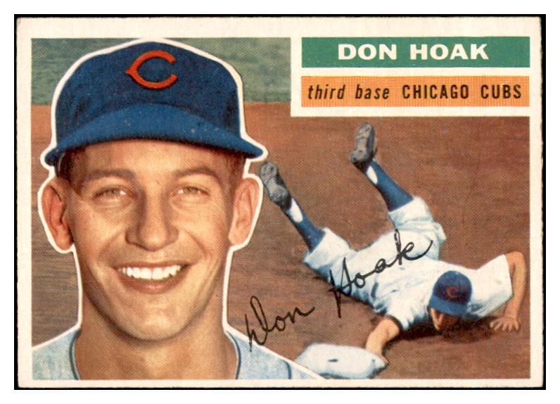1956 Topps Baseball #335 Don Hoak Cubs EX-MT 535386