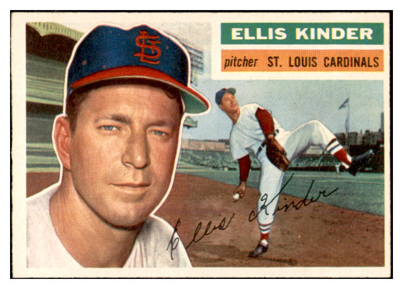 1956 Topps Baseball #336 Ellis Kinder Cardinals EX-MT 535388