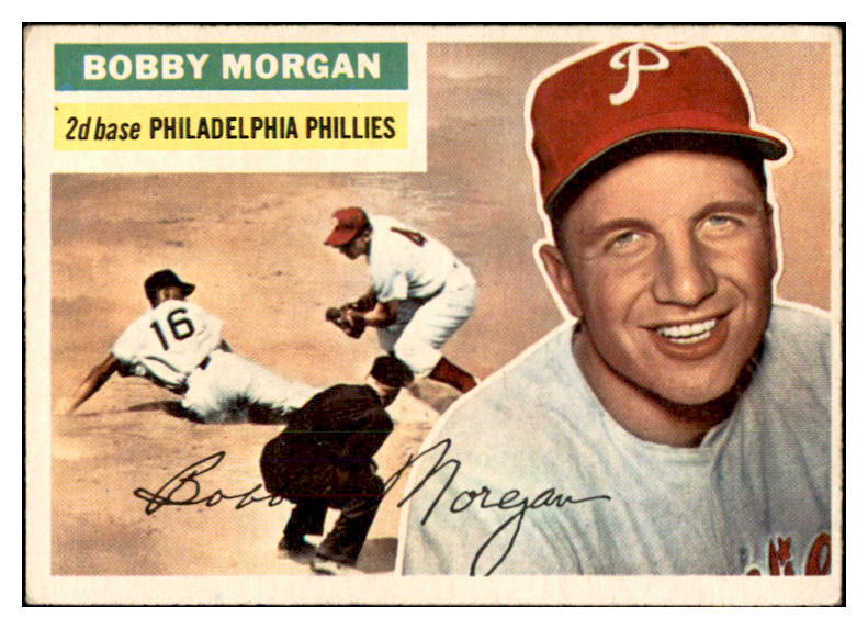 1956 Topps Baseball #337 Bobby Morgan Phillies EX-MT 535390