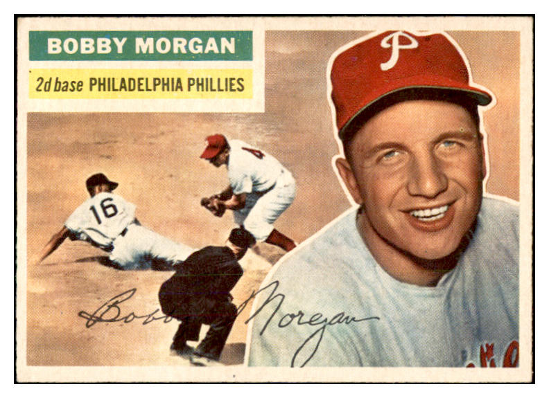 1956 Topps Baseball #337 Bobby Morgan Phillies EX-MT 535391
