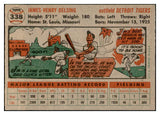 1956 Topps Baseball #338 Jim Delsing Tigers EX-MT 535392