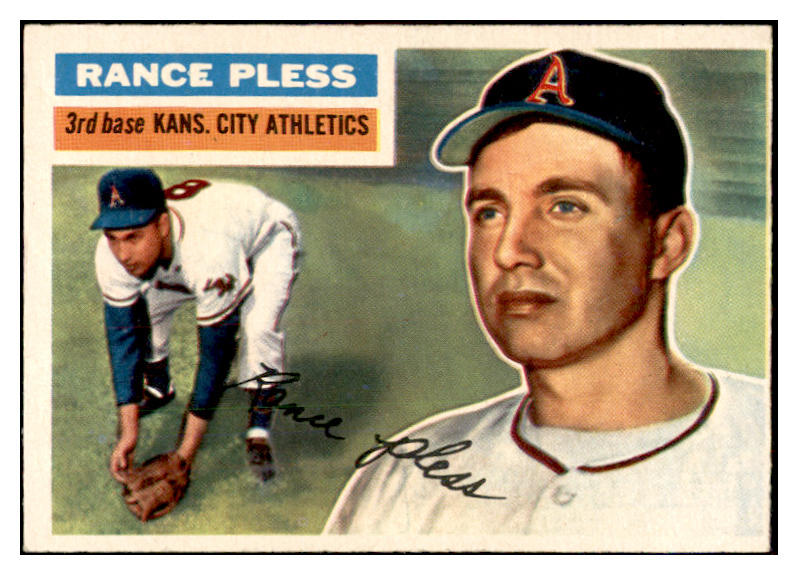 1956 Topps Baseball #339 Rance Pless A's EX-MT 535394