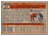 1957 Topps Baseball #022 Jerry Snyder Senators EX-MT 535399