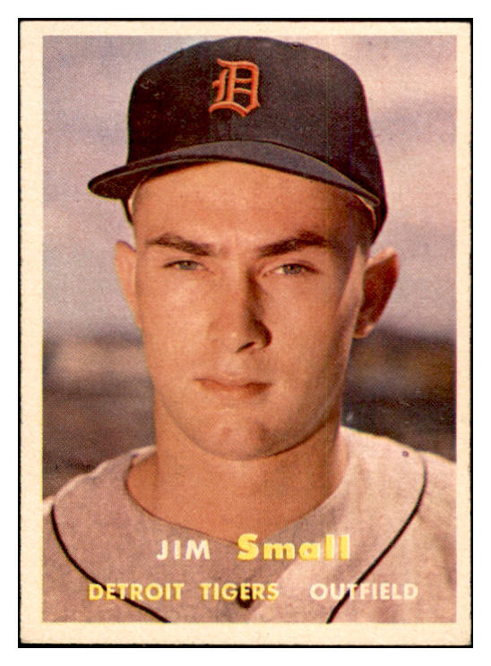 1957 Topps Baseball #033 Jim Small Tigers EX-MT 535403