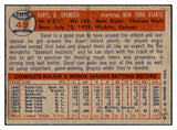 1957 Topps Baseball #049 Daryl Spencer Giants EX-MT 535409