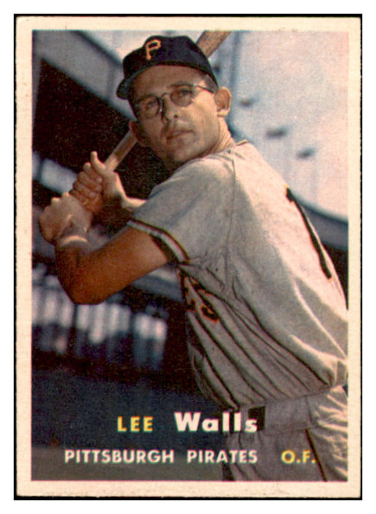 1957 Topps Baseball #052 Lee Walls Pirates EX-MT 535410