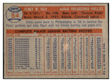 1957 Topps Baseball #054 Elmer Valo Phillies EX-MT 535411