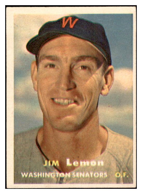1957 Topps Baseball #057 Jim Lemon Senators EX-MT 535412