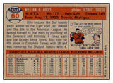 1957 Topps Baseball #060 Billy Hoeft Tigers EX-MT 535414