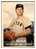 1957 Topps Baseball #063 Ike Delock Red Sox EX-MT 535415