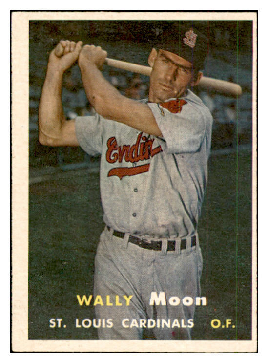 1957 Topps Baseball #065 Wally Moon Cardinals EX-MT 535417