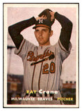 1957 Topps Baseball #068 Ray Crone Braves EX-MT 535420