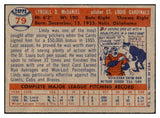 1957 Topps Baseball #079 Lindy McDaniel Cardinals EX-MT 535425
