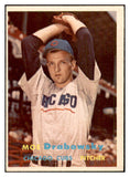 1957 Topps Baseball #084 Moe Drabowsky Cubs EX-MT 535427